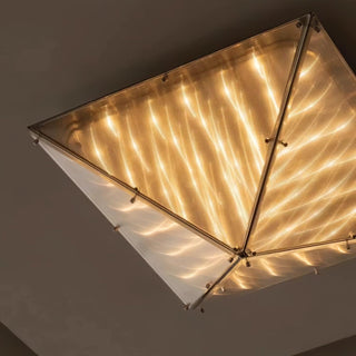 Facet Plafonnier Verre Moderne