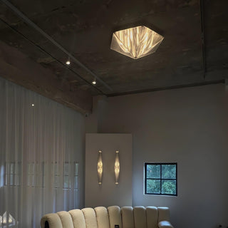 Facet Plafonnier Verre Moderne