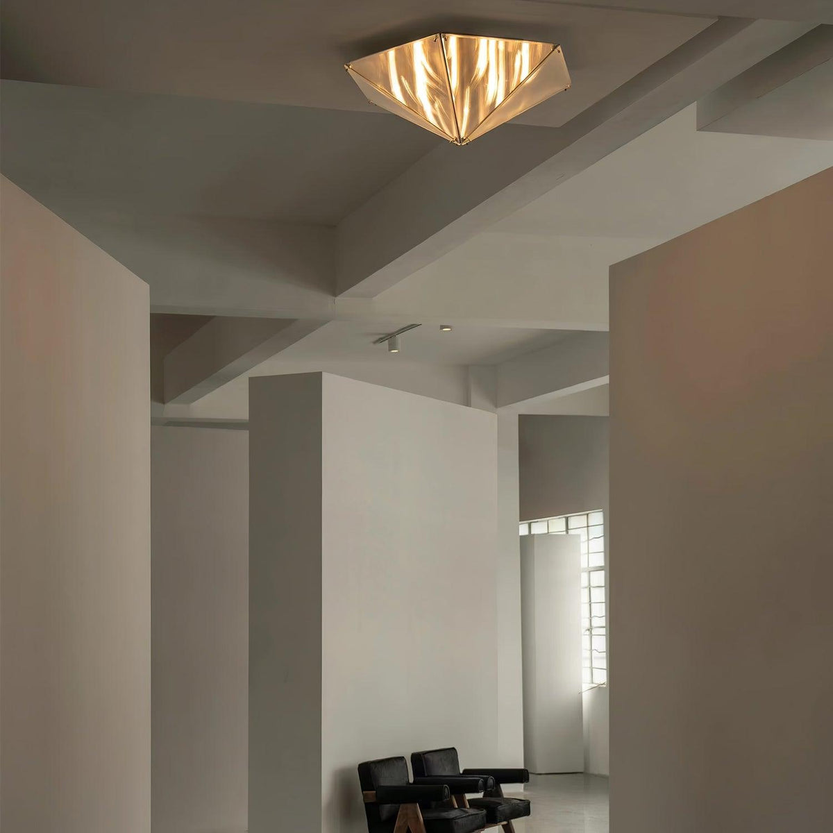 Facet Plafonnier Verre Moderne