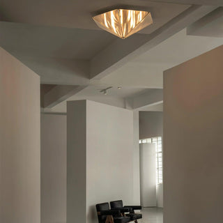 Facet Plafonnier Verre Moderne