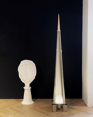 Riley Modern Glass Floor Lamp-Neutral Decor