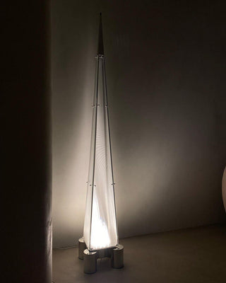 Riley Modern Glass Floor Lamp-Neutral Decor
