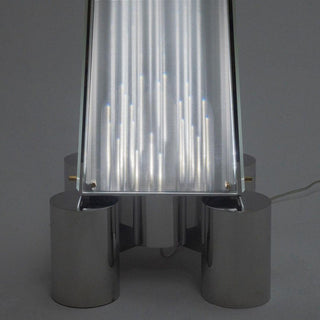 Riley Modern Glass Floor Lamp-Neutral Decor