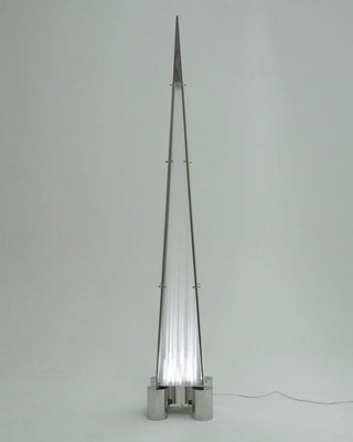 Riley Modern Glass Floor Lamp-Neutral Decor