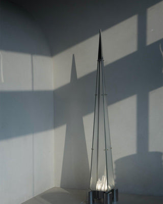 Riley Modern Glass Floor Lamp-Neutral Decor