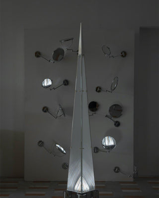 Riley Modern Glass Floor Lamp-Neutral Decor