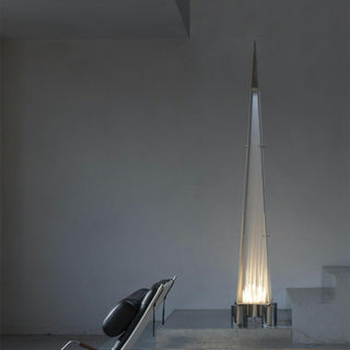 Riley Modern Glass Floor Lamp-Neutral Decor