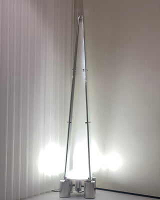 Riley Modern Glass Floor Lamp-Neutral Decor