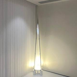 Riley Modern Glass Floor Lamp-Neutral Decor
