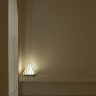 Lampe de Table Mymiryre en Verre Pyramide