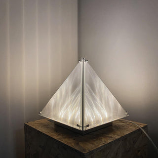 Lampe de Table Mymiryre en Verre Pyramide