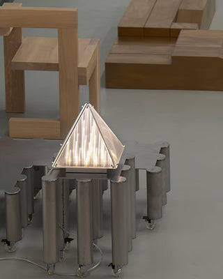 Lampe de Table Mymiryre en Verre Pyramide