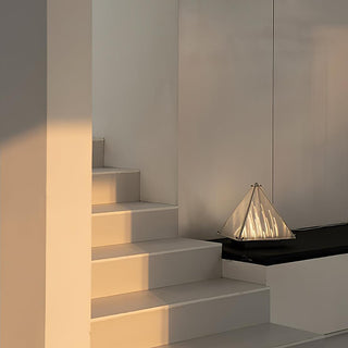 Lampe de Table Mymiryre en Verre Pyramide