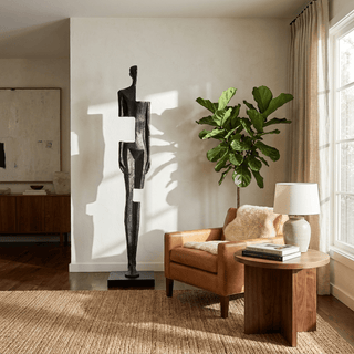 Fragmented Form Sculpture-Neutral Decor