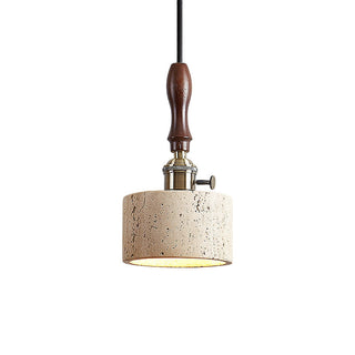 Sycaran Suspension Noyer Travertin Moderne