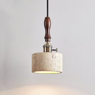 Sycaran Suspension Noyer Travertin Moderne