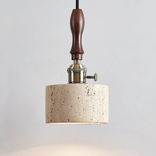 Sycaran Suspension Noyer Travertin Moderne