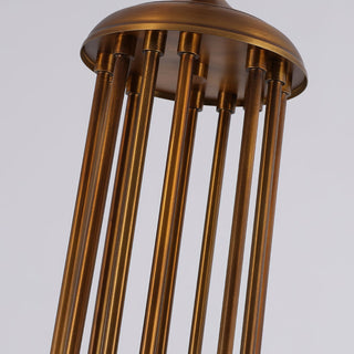 Ilsilis Lustre Métal Laiton Ambre Vintage Industriel