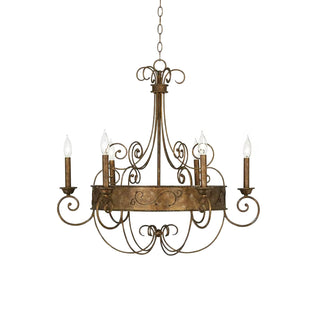Itheira Lustre Métal Vintage Industriel Rouille Lustres