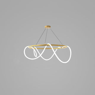 Lustra Lustre Flexible Silicone Courbe Moderne Élégant