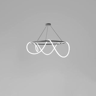 Lustra Lustre Flexible Silicone Courbe Moderne Élégant
