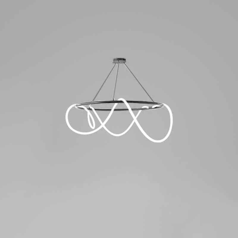 Olvoria Lustre Flexible Silicone Courbe Moderne Élégant