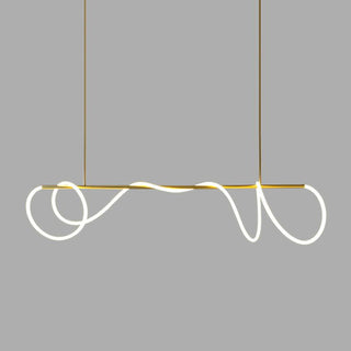 Lustra Lustre Flexible Silicone Courbe Moderne Élégant
