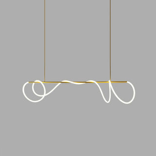Lustra Lustre Flexible Silicone Courbe Moderne Élégant