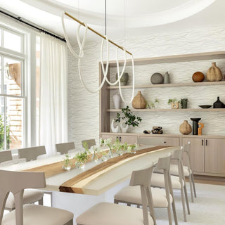 Lustra Lustre Flexible Silicone Courbe Moderne Élégant