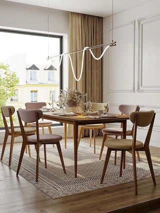 Lustra Lustre Flexible Silicone Courbe Moderne Élégant