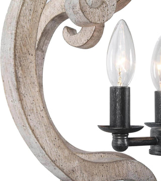 Myviniel Suspension Bois Métal Vintage Industrielle Salon