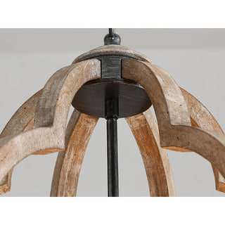 Cilorora Suspension Vintage Industrielle Bois Métal