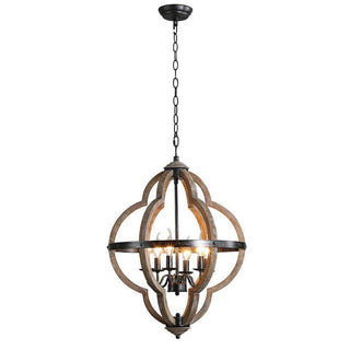 Cilorora Suspension Vintage Industrielle Bois Métal