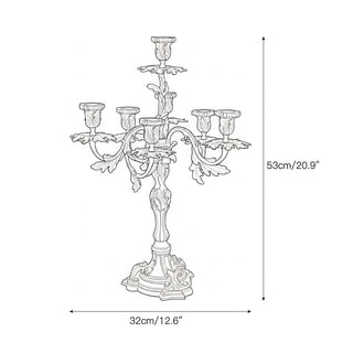 Renarine Lustre à Sept Lumières Style Rococo