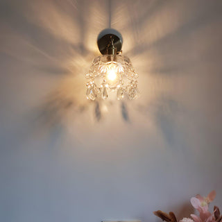Stem Applique Murale en Cristal avec Franges de Luxe