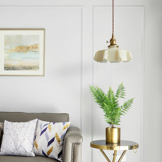 Civen Suspension Fleur  Verre