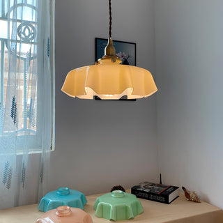 Civen Suspension Fleur  Verre