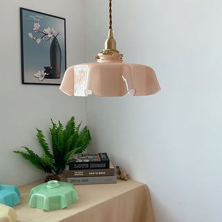 Civen Suspension Fleur  Verre