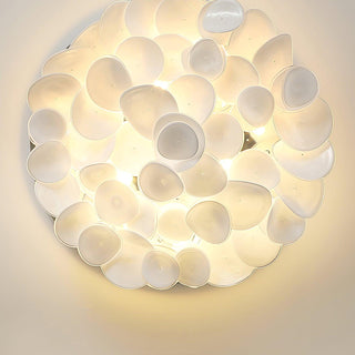Lustra Lampe de plafond florale française en pétales pour maisons modernes-Luire