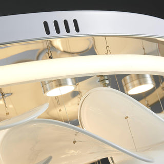 Lustra Lampe de plafond florale française en pétales pour maisons modernes-Luire