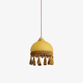 Fringe Suspension en Laiton avec Franges