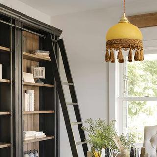 Sycaran Suspension en Tissu avec Franges et Guirlande