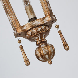 Nylire Suspension Lampe Lanterne Sculptée Bois Créativité Individuelle