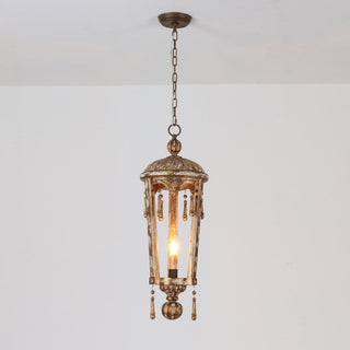 Nylire Suspension Lampe Lanterne Sculptée Bois Créativité Individuelle