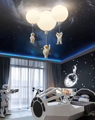 Solara Lampe Plafonnier Acrylique Ballon Astronaute-Luire