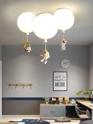 Solara Lampe Plafonnier Acrylique Ballon Astronaute-Luire