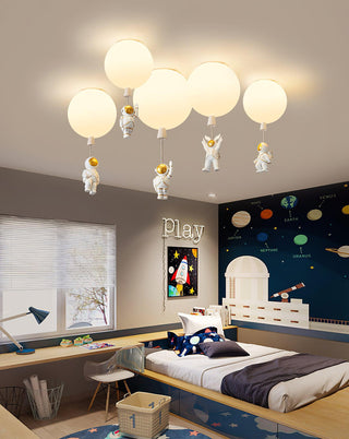 Solara Lampe Plafonnier Acrylique Ballon Astronaute-Luire