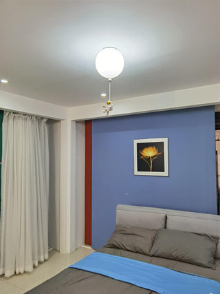Solara Lampe Plafonnier Acrylique Ballon Astronaute-Luire