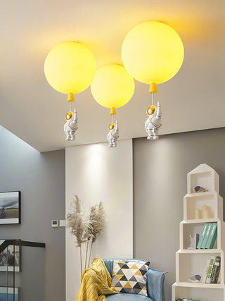 Solara Lampe Plafonnier Acrylique Ballon Astronaute-Luire