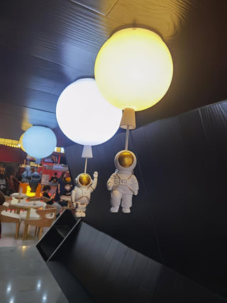 Solara Lampe Plafonnier Acrylique Ballon Astronaute-Luire